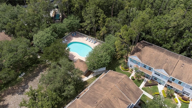 8545 Hunters Key Cir, Tampa, FL 33647 - aerial view of a pool
