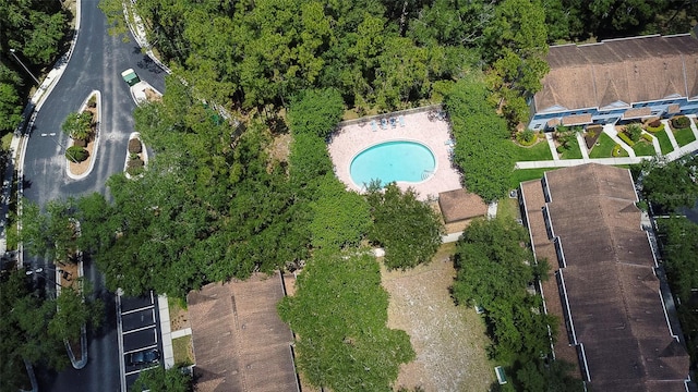 8545 Hunters Key Cir, Tampa, FL 33647 - aerial view of property and surrounding area with a pool
