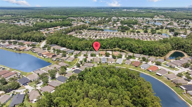25332 Lexington Oaks Blvd, Wesley Chapel, FL 33544 - aerial overview of property's location featuring nearby suburban area and a nearby body of water