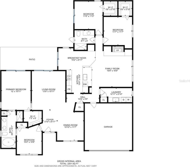 1599 Mcauliffe Ln, Palm Harbor, FL 34683 - property floor plan