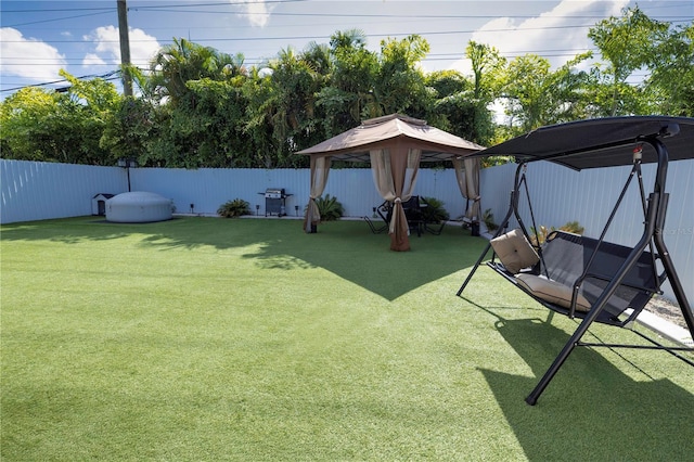 2901 SW 136th Ct, Miami, FL 33175 - view of yard with a gazebo