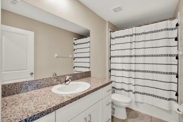 5067 Sable Chime Dr, Wimauma, FL 33598 - full bathroom featuring tile patterned flooring, toilet, and vanity