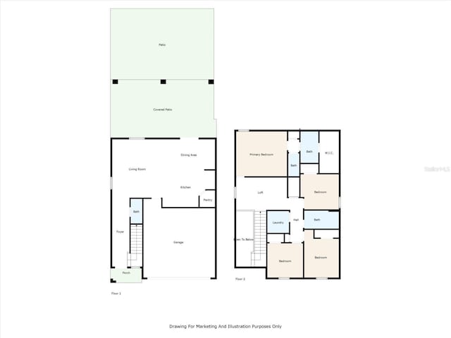 5067 Sable Chime Dr, Wimauma, FL 33598 - floor plan / room layout