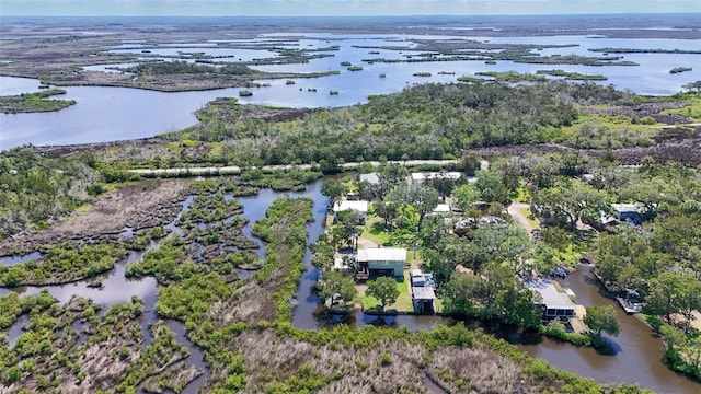 2220 S Coon Pt, Crystal River, FL 34429 - aerial view of property and surrounding area featuring a large body of water