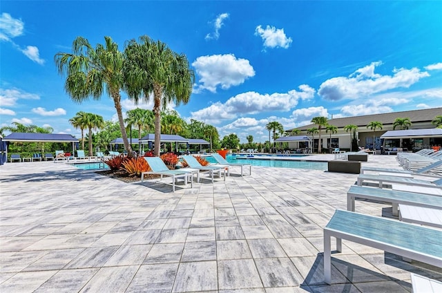 15525 Corona Del Mar Dr, Wimauma, FL 33598 - community pool with a patio area