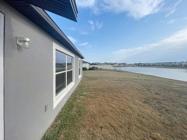 11524 Sage Canyon Dr, Riverview, FL 33578 - view of green lawn featuring a water view
