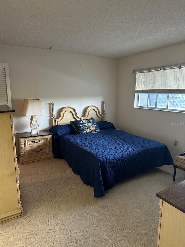 1200 37th St N Unit 403, Saint Petersburg, FL 33713 - bedroom with light colored carpet and a textured ceiling