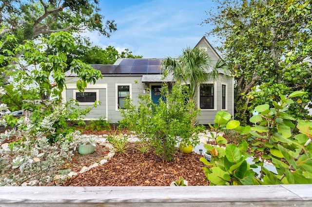 2859 Dartmouth Ave N, Saint Petersburg, FL 33713 - view of front of property with roof mounted solar panels