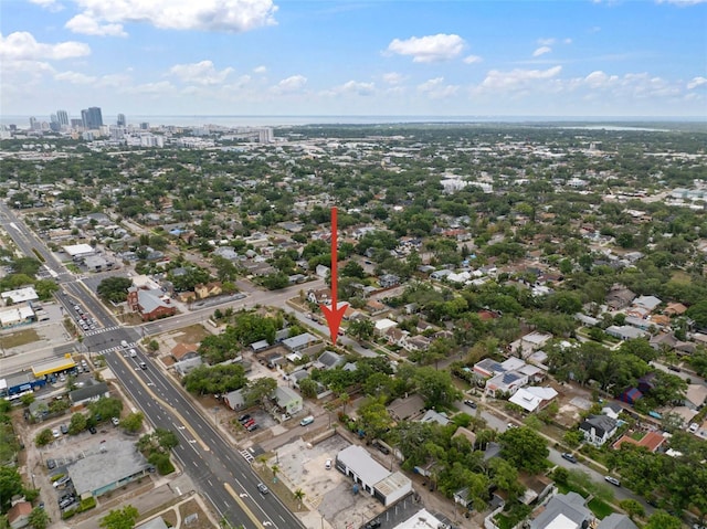 2859 Dartmouth Ave N, Saint Petersburg, FL 33713 - aerial view of property's location featuring nearby urban area
