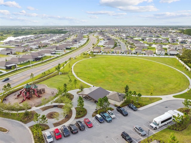 13603 Wild Ginger St, Riverview, FL 33579 - aerial perspective of suburban area featuring a recreational park