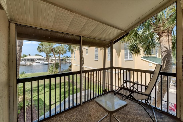 1028 Apollo Beach Blvd Unit 21, Apollo Beach, FL 33572 - balcony with a water view