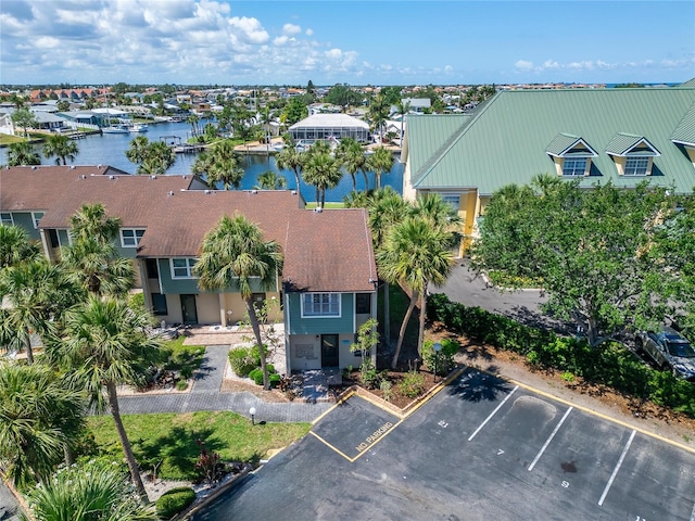 1028 Apollo Beach Blvd Unit 21, Apollo Beach, FL 33572 - aerial perspective of suburban area featuring a nearby body of water
