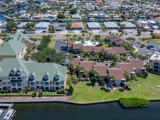 1028 Apollo Beach Blvd Unit 21, Apollo Beach, FL 33572 - aerial perspective of suburban area with a nearby body of water