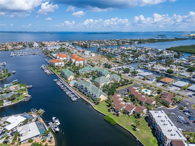 1028 Apollo Beach Blvd Unit 21, Apollo Beach, FL 33572 - drone / aerial view of a large body of water