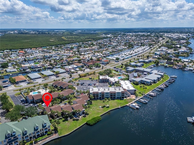 1028 Apollo Beach Blvd Unit 21, Apollo Beach, FL 33572 - aerial view of residential area with a large body of water