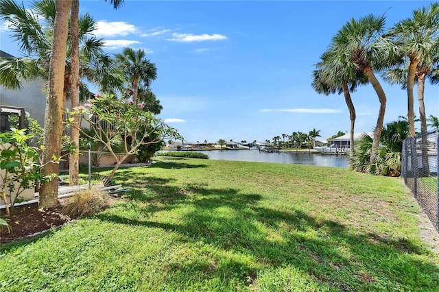 1028 Apollo Beach Blvd Unit 21, Apollo Beach, FL 33572 - view of yard featuring a water view