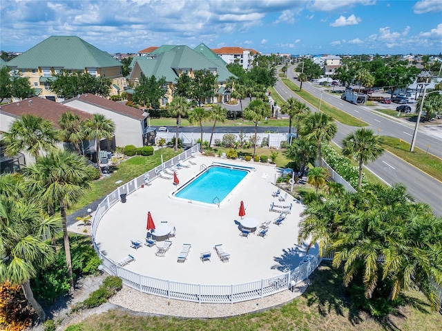 1028 Apollo Beach Blvd Unit 21, Apollo Beach, FL 33572 - aerial view of a pool