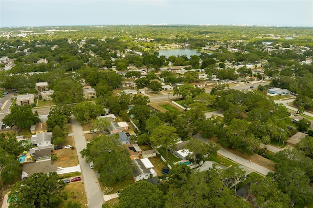 2222 Euclid Cir N, Clearwater, FL 33764 - aerial overview of property's location with a large body of water