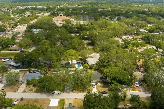 2222 Euclid Cir N, Clearwater, FL 33764 - aerial view of property and surrounding area with nearby suburban area