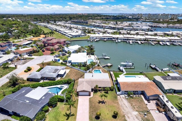 11628 Grove St, Seminole, FL 33772 - drone / aerial view of a large body of water