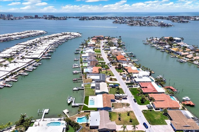 11628 Grove St, Seminole, FL 33772 - aerial view of a nearby body of water and numerous boat docks
