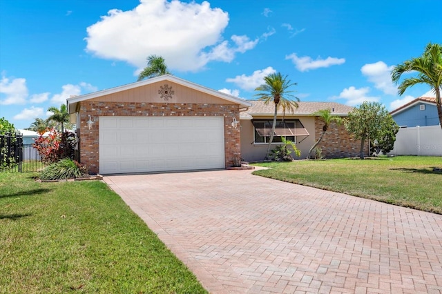 11628 Grove St, Seminole, FL 33772 - single story home featuring brick siding, decorative driveway, and a garage