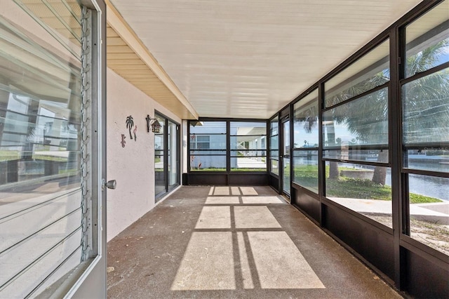 4274 Deleon Dr, Hernando Beach, FL 34607 - view of unfurnished sunroom