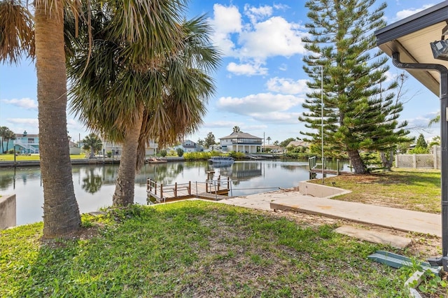 4274 Deleon Dr, Hernando Beach, FL 34607 - dock featuring a water view
