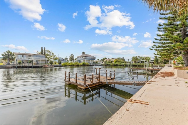4274 Deleon Dr, Hernando Beach, FL 34607 - dock featuring a water view and a residential view