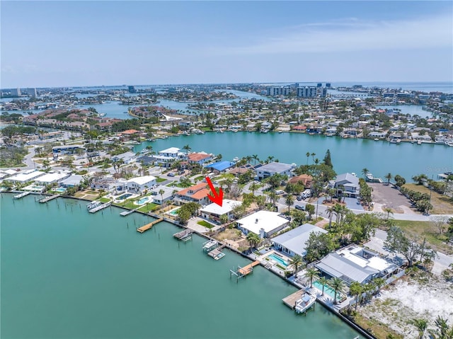 31 Dolphin Dr, Treasure Island, FL 33706 - bird's eye view of a nearby body of water