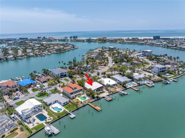 31 Dolphin Dr, Treasure Island, FL 33706 - aerial view of a nearby body of water