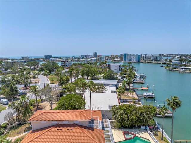 31 Dolphin Dr, Treasure Island, FL 33706 - drone / aerial view of a nearby body of water