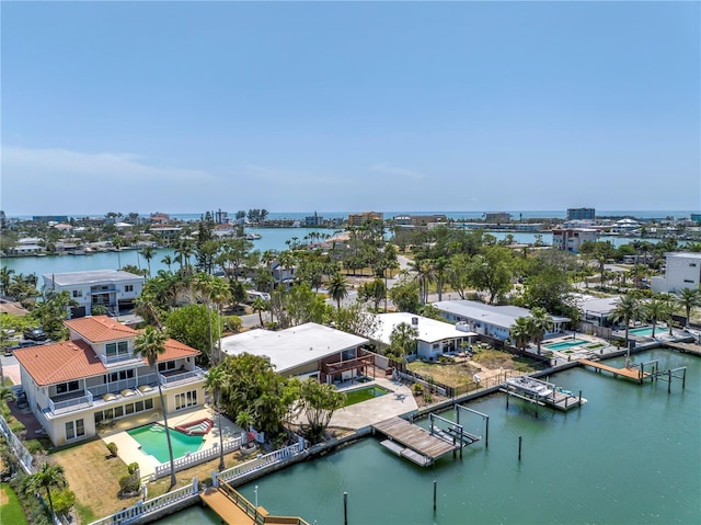 31 Dolphin Dr, Treasure Island, FL 33706 - bird's eye view of a nearby body of water and a pool