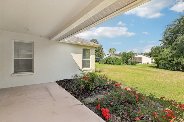 3311 Stonebridge Trl, Valrico, FL 33596 - view of green lawn with a patio