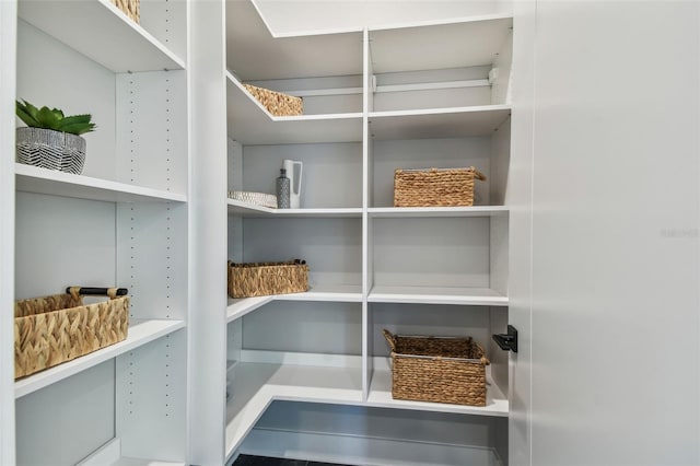 view of pantry