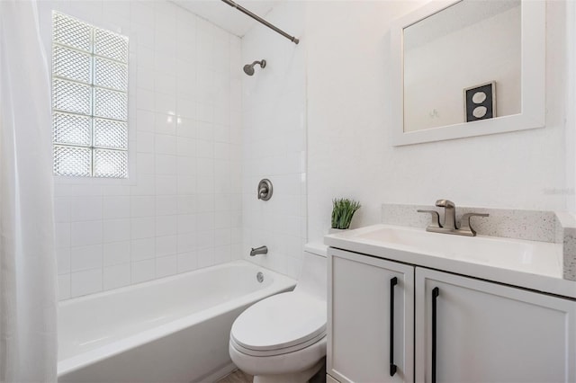 13304 2nd St E, Madeira Beach, FL 33708 - full bathroom featuring toilet, bathtub / shower combination, and vanity