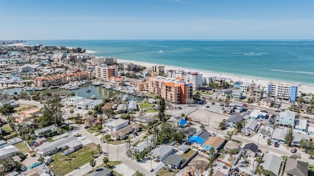 13304 2nd St E, Madeira Beach, FL 33708 - aerial overview of property's location with a nearby body of water