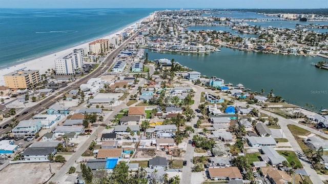 13304 2nd St E, Madeira Beach, FL 33708 - aerial view of property's location featuring a large body of water