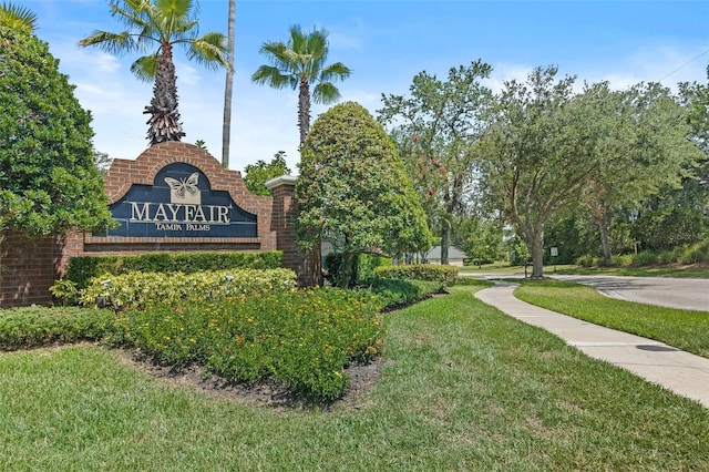 16206 Nottingham Park Way, Tampa, FL 33647 - community / neighborhood sign featuring a lawn