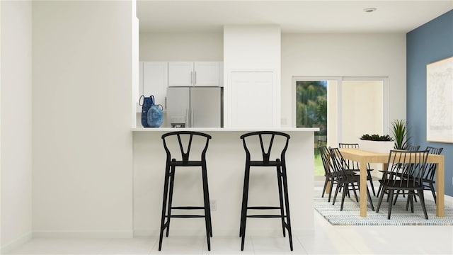 dining area with baseboards