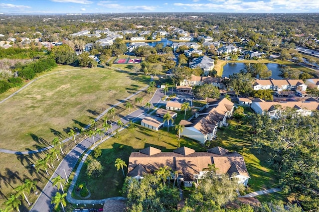 1390 Oak Hill Dr Unit 206, Dunedin, FL 34698 - aerial view of property's location featuring nearby suburban area and a large body of water