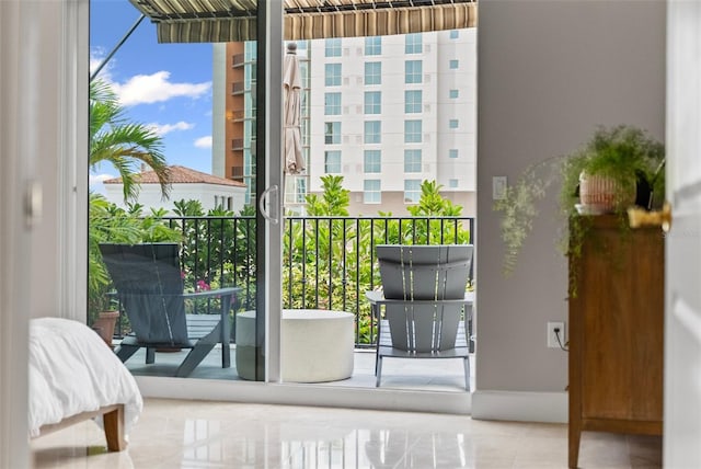 300 Beach Dr NE Unit 401, Saint Petersburg, FL 33701 - doorway featuring tile patterned flooring