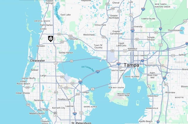 2139 Elm St Unit 308, Dunedin, FL 34698 - map of property with streets / nearby areas