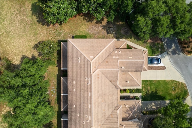 view from above of property
