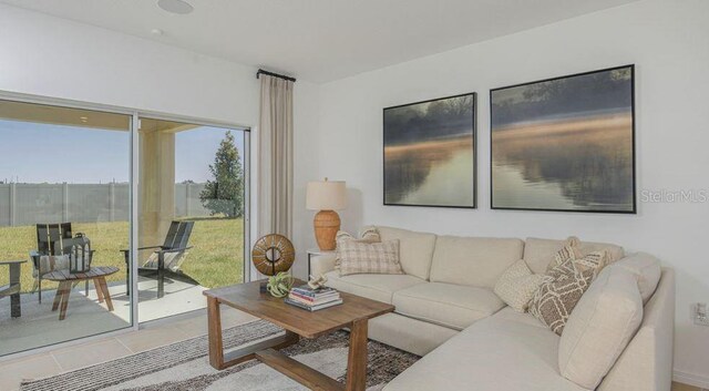 2415 Slippery Rock St, Auburndale, FL 33823 - living room with tile patterned floors