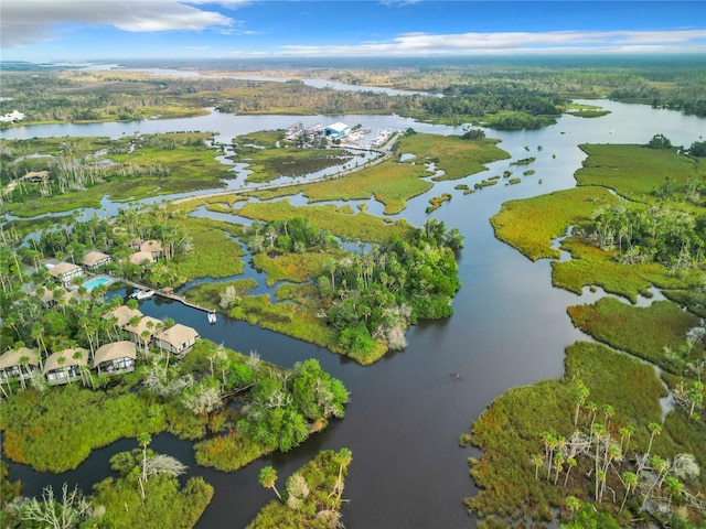2695 N Seabreeze Pt Unit I1, Crystal River, FL 34429 - aerial view of property and surrounding area with a large body of water