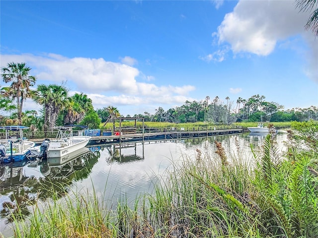 2695 N Seabreeze Pt Unit I1, Crystal River, FL 34429 - dock area featuring a water view