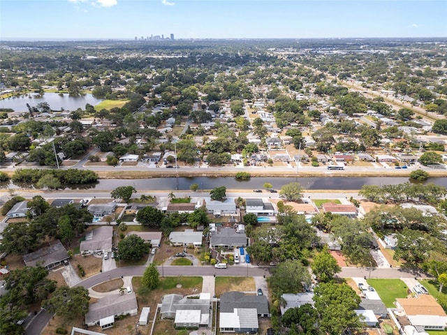 1489 77th Ave N, Saint Petersburg, FL 33702 - aerial view of property's location with nearby suburban area and a large body of water
