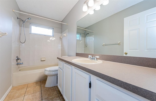 1712 Crossvine Ct, Trinity, FL 34655 - full bathroom with shower / washtub combination, vanity, and tile patterned flooring