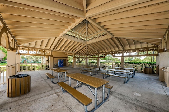 1712 Crossvine Ct, Trinity, FL 34655 - view of patio with a gazebo